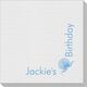 Corner Text with Shell Design Linen Like Napkins Image 2 of 2